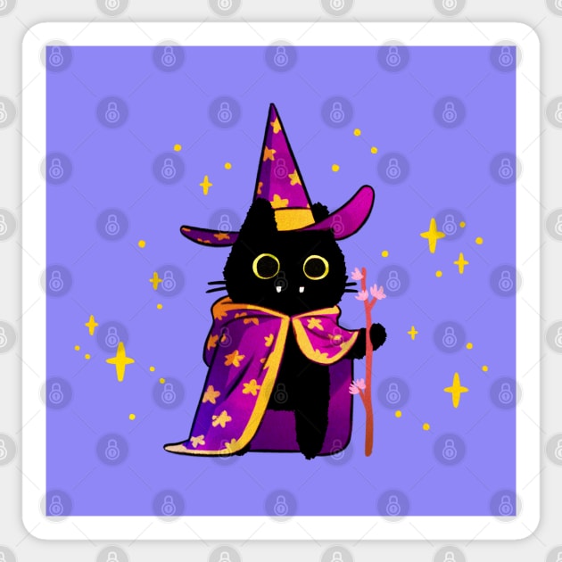 Cat Wizard Sticker by Extra Ordinary Comics